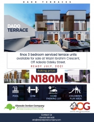 Six Numbers Of Three Bedroom Serviced Terrace In Waziri Ibrahim Crescent Off Adeola Odeku 3 bedroom Terraced Duplex for Sale Victoria Island Lagos Vetra  Property