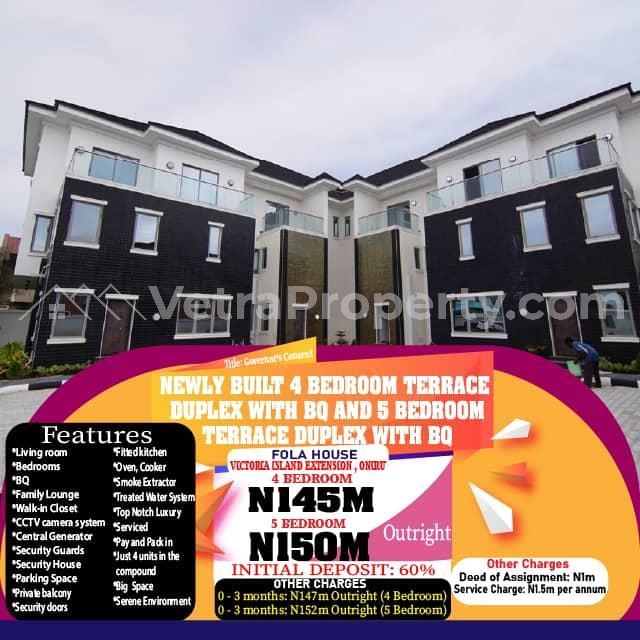  Fola House, Victoria Island Extesion, Oniru.  5 bedroom House for Sale Victoria Island (VI) Lagos Vetra  Property