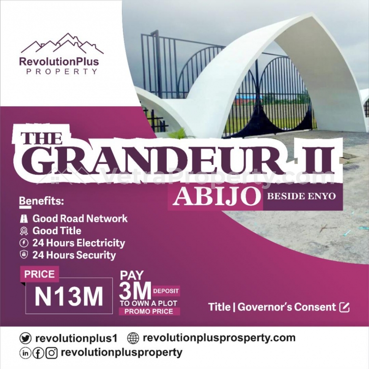  The Grandeur 2, Abijo  Land for Sale Ajah Lagos Vetra  Property