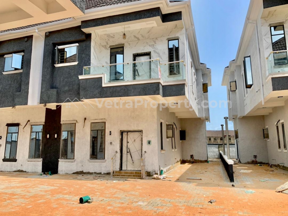  Luxury 4 Bedroom Semi Detached Duplex With A Room Bq  4 bedroom Semi-Detached Duplex for Sale Lekki Lagos Vetra  Property