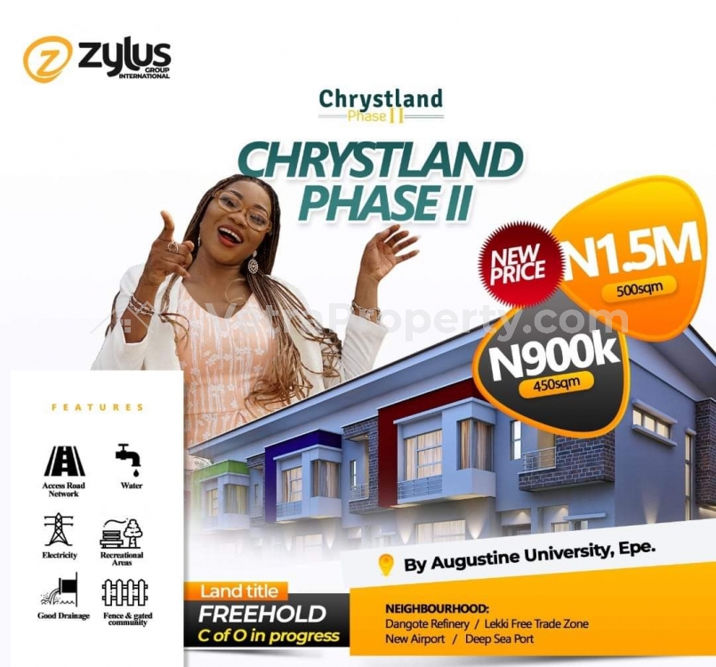  Chrystland Estate Phase Ii  Land for Sale Epe Lagos Vetra  Property