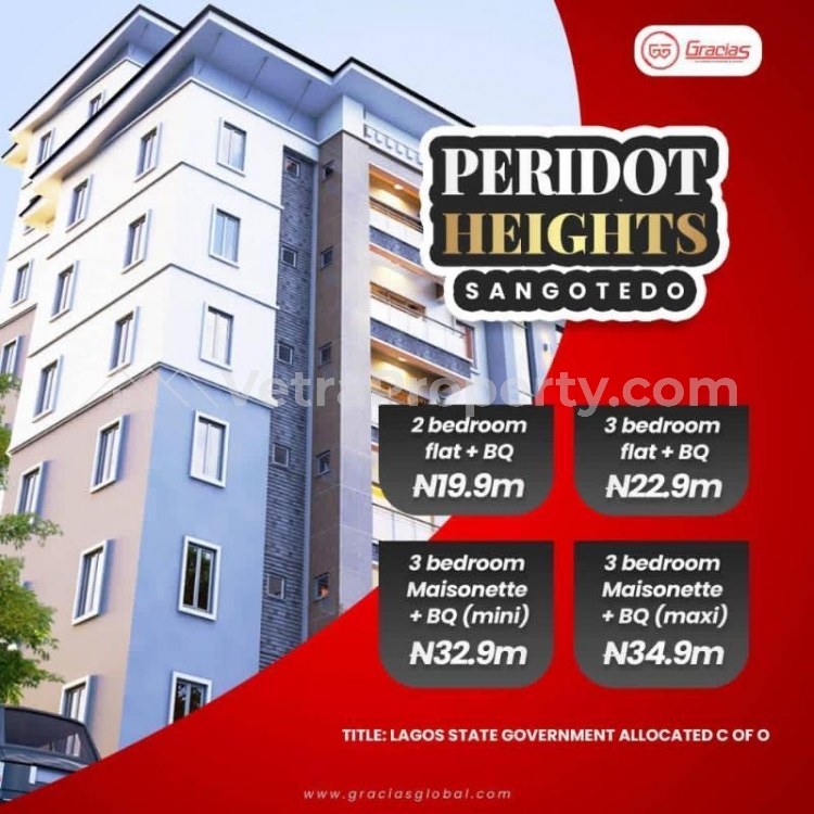  Peridot Heights  3 bedroom Massionette for Rent Ajah Lagos Vetra  Property