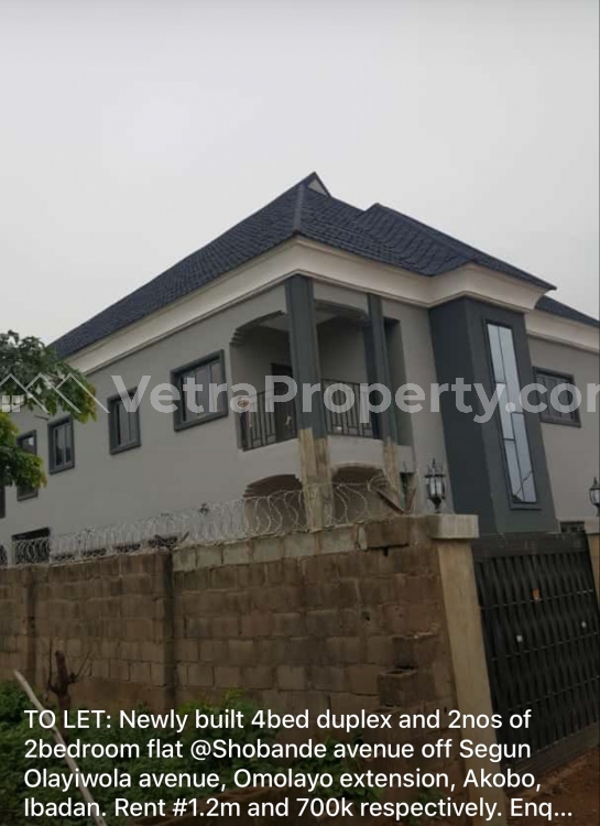  Newly Built 2 Bedrooms Apartment At Sobande Close,omolayo Estate In Akobo  2 bedroom Blocks of Flats for Rent Ibadan Oyo Vetra  Property