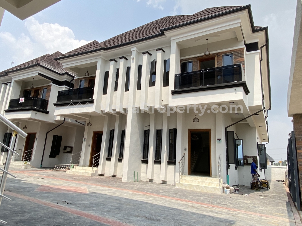  Serviced 4bedroom Semi Detached With Bq  4 bedroom Semi-Detached Duplex for Sale Lekki Lagos Vetra  Property