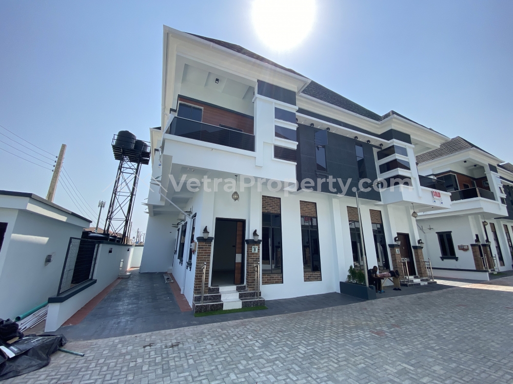  4 Bedroom Semi Detached Duplex( Fully Serviced)  4 bedroom Semi-Detached Duplex for Sale Lekki Lagos Vetra  Property