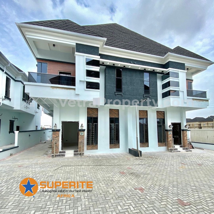  Lovely 4 Bedroom Semi Detached Duplex( Fully Serviced)  4 bedroom Detached Duplex for Sale Lekki Lagos Vetra  Property