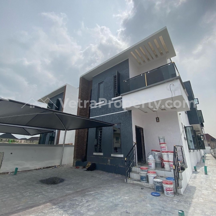  Fantastically Built, 4bedrooms Fully -detached House With A Big Bq , Nestled Within A Beautiful Estate  4 bedroom Detached Duplex for Sale Ajah Lagos Vetra  Property