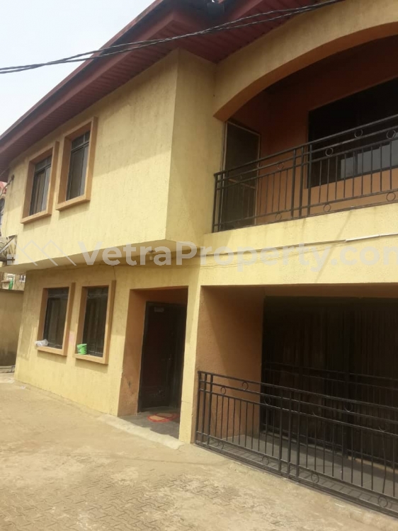  A Semi Detached 4 Bedroom Duplex With 2 Units Of 3 Bedroom Flats Of A Storey Building @ Anthony Udo Street, Ajao Estate.  Blocks of Flats for Sale Isolo Lagos Vetra  Property