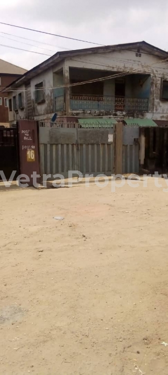 A Demolishable Storey Building On A Full Plot Of Land For Sale By Palm Avenue, Mushin  Blocks of Flats for Sale Mushin Lagos Vetra  Property