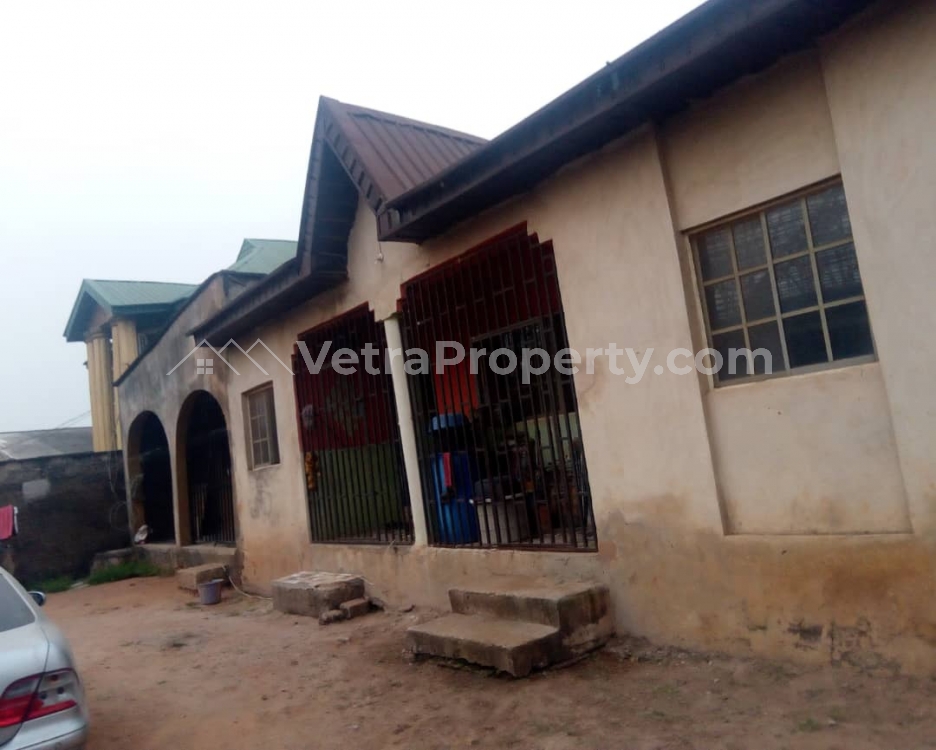 A Bungalow On A Plot Of Land Very Good Location For Any Investment Purpose  Land for Sale Ogba Lagos Vetra  Property