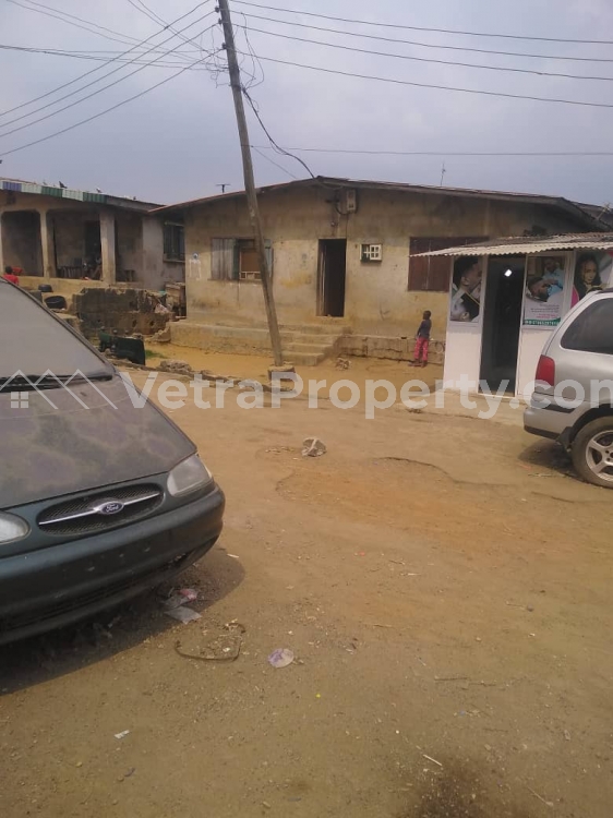  Plot Of Land For Sale In Onilekere By Cement Bustop, Like 2min Walk To The Bustop 16m, Title Is Receipt, Survey And Deeds  Land for Sale Agege Lagos Vetra  Property