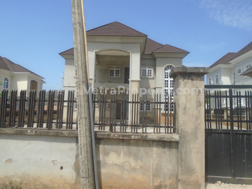  Carcass 2 Units Of 4 Bedroom Fully Detached Duplex With All Rooms En-suite And A Guest Toilet In A Serene Environment For Sale  4 bedroom House for Sale Katampe Main Abuja Vetra  Property