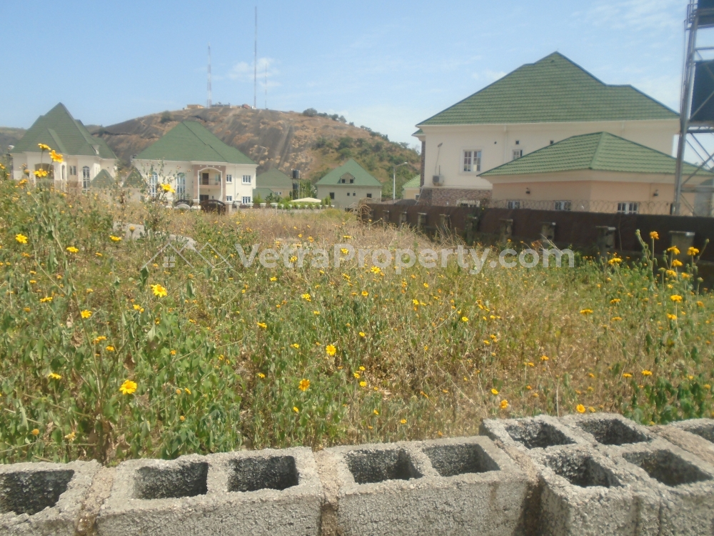  A Land Measuring 988sqm Fenced Round In An Estate For Sale  988 Meter Square of Land for Sale Katampe Main Abuja Vetra  Property