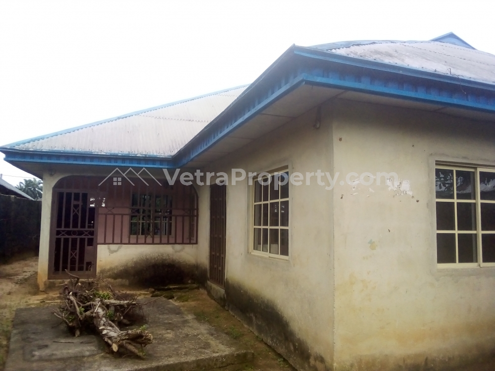  1 Unit Of 2bedroom Flat With 2 Units Of 1 Bedroom Flat For Sale In Afagha Ubong Itam, Off Itam Police Station, Uyo, Akwa Ibom State.  Detached Bungalow for Sale Uyo Akwa Ibom Vetra  Property