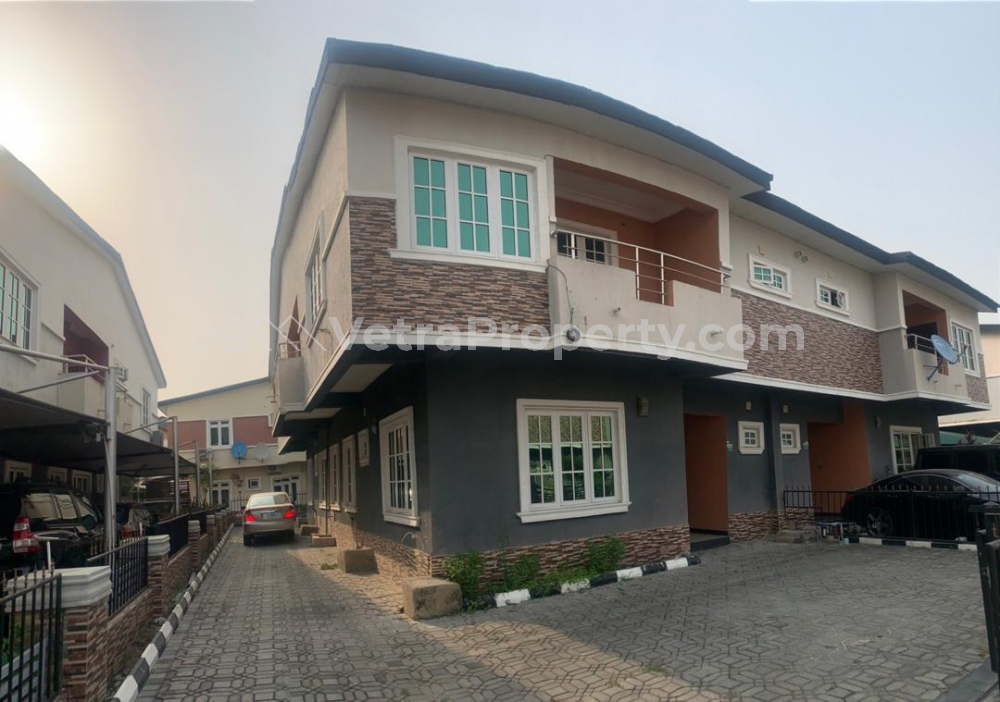  Beautifully Built Tastefully Finished Serviced 4bedroom Semi Detached Duplex With A Room Boy's Quarter  4 bedroom Semi-Detached Duplex for Rent Lekki Lagos Vetra  Property