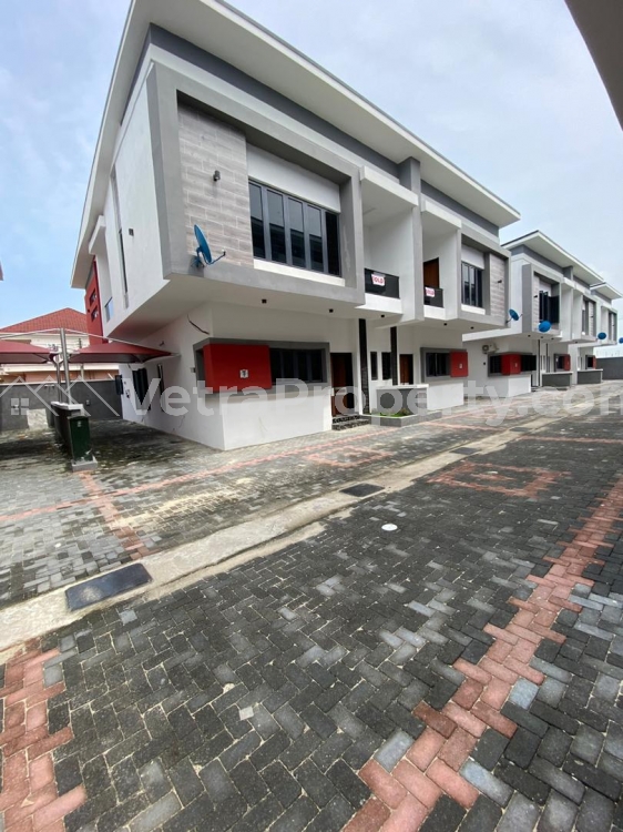  Beautifully Designed Very Sharp Serviced 4 Bedroom Terrace Duplex In A Mini Estate  4 bedroom Terraced Duplex for Rent Lekki Lagos Vetra  Property