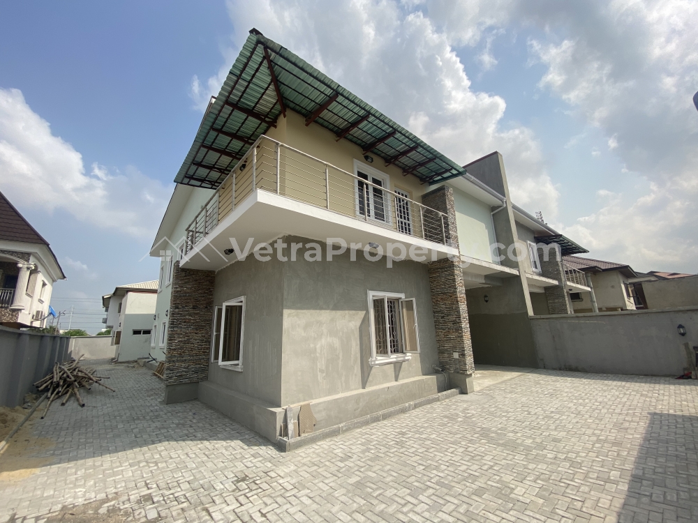  Newly Built 4 Bedroom All Rooms En-suite Semi Detached Duplex With 2 Rooms Bq  4 bedroom House for Rent Lekki Lagos Vetra  Property