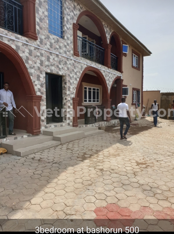  Nicely Built 3bedroom At Basorun 500k Rent  3 bedroom Blocks of Flats for Rent Ibadan Oyo Vetra  Property