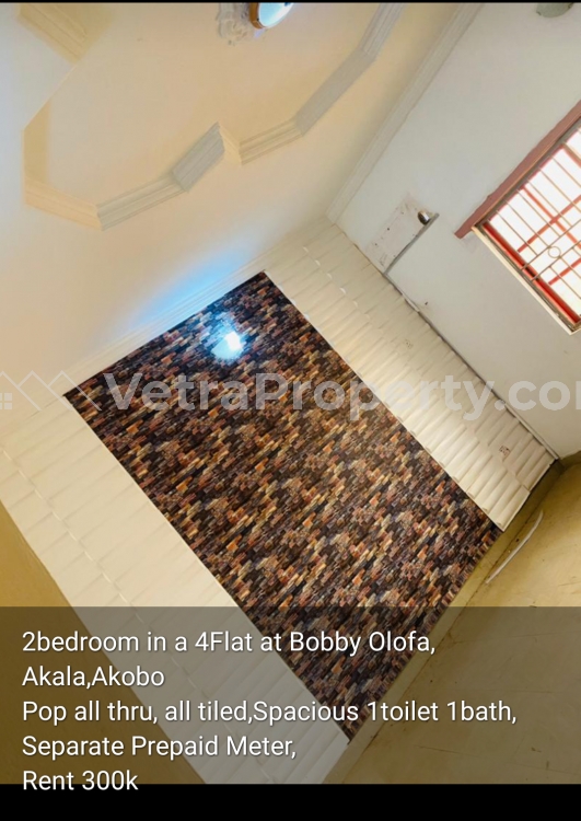  Nicely Built 2bedroom Flat With Pop Atakala Estate Akobo,  2 bedroom Blocks of Flats for Rent Ibadan Oyo Vetra  Property