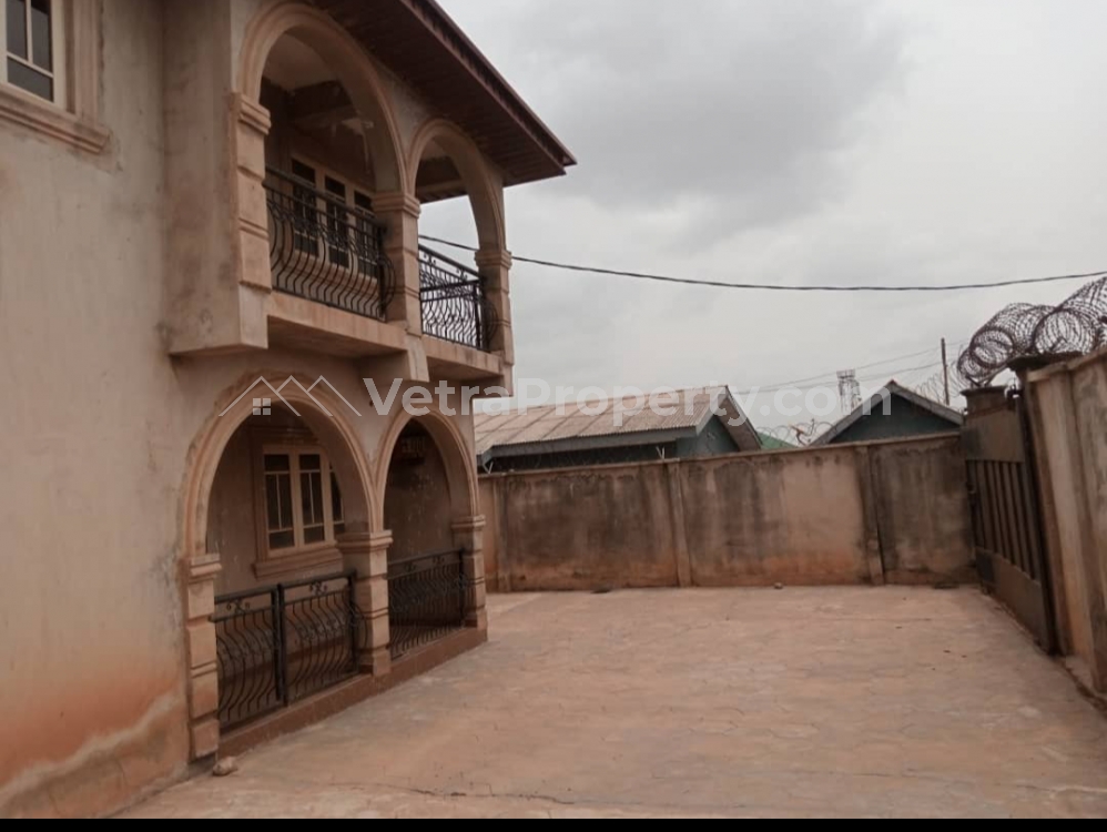  4bedrm Duplex, 90% Completed, With Full P.o.p, Tiles, Wardrobes, Cabinet, Pumping Machine At Nikdel College Area,800k, To Be Completed On Payment.  4 bedroom Detached Duplex for Rent Ibadan Oyo Vetra  Property