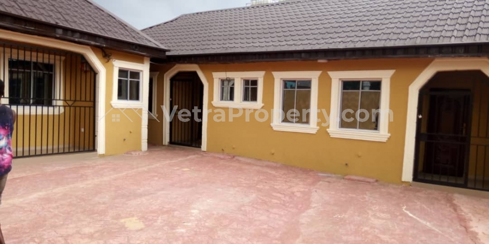  Executive 3bedrm Flat With 3 Mini Flat And A Room Self Contain On A Full Plot Of Land At Oparo Street Fagba  3 bedroom House for Sale Ogba Lagos Vetra  Property