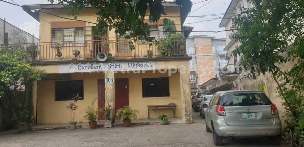  1 Storey Building On Massive Land Measuring Over 700sqm On A Major Road  House for Sale Yaba Lagos Vetra  Property