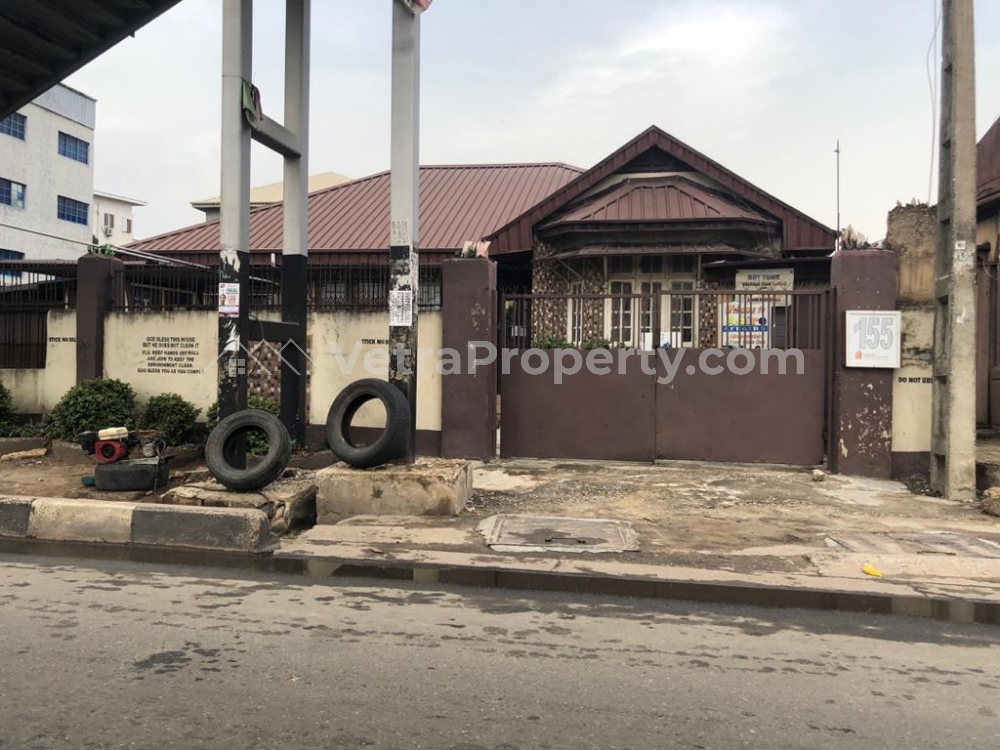  Bungalow On A Standard Plot Of Land On A Major Road  Land for Sale Yaba Lagos Vetra  Property