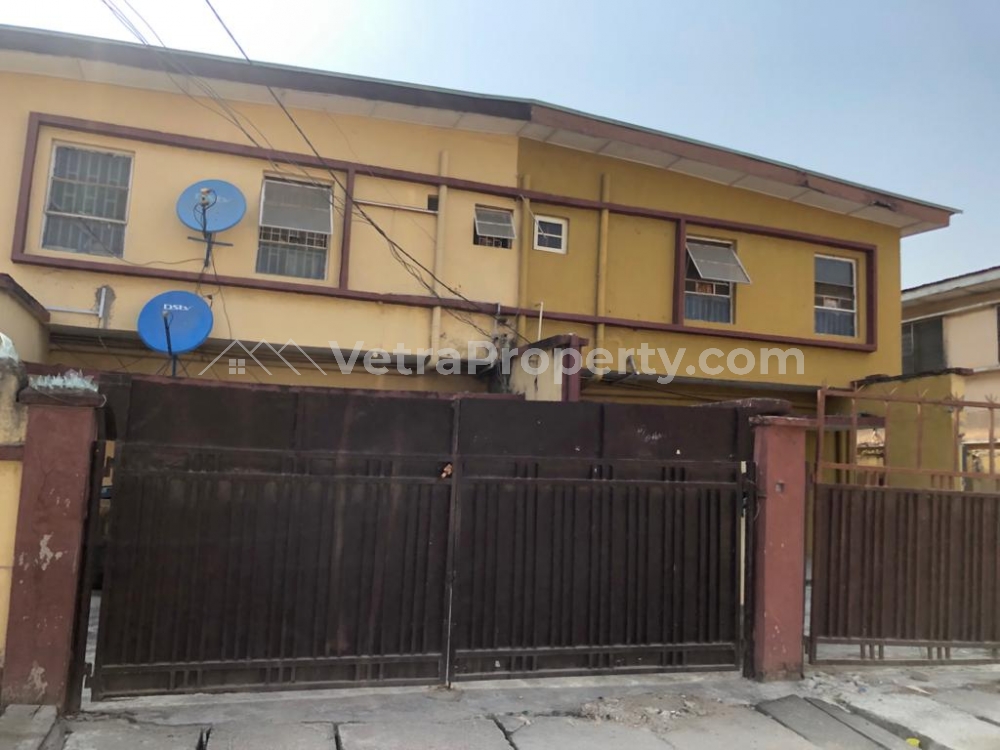  2 Wings Of 4 Bedroom Duplex + Bqs Each  8 bedroom House for Sale Yaba Lagos Vetra  Property