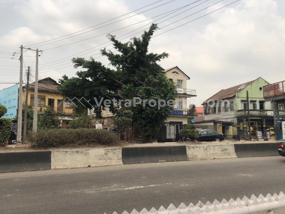  1 Storey Building On A Standard Full Plot On The Express Way  Land for Sale Yaba Lagos Vetra  Property