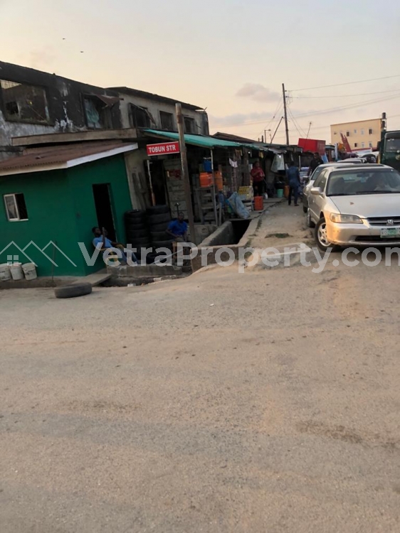  Old Demolishable Structure ( Land) @ A Cornerpiece  500 Meter Square of Land for Sale Yaba Lagos Vetra  Property