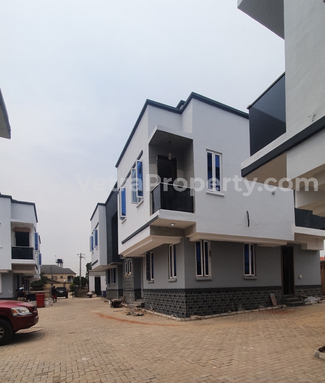  Brand New 4bedrooms Semi-detached Duplex With A Room Bq  4 bedroom Semi-Detached Duplex for Rent Maryland Lagos Vetra  Property