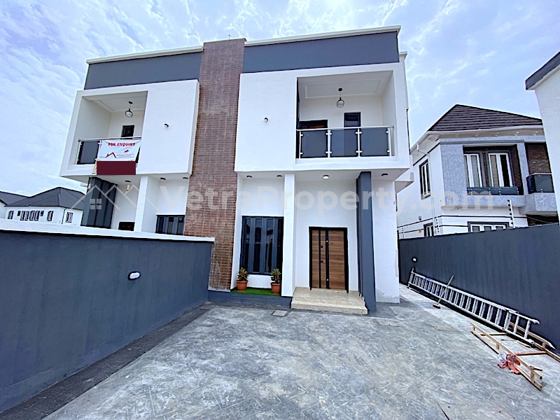  New House, Good Investment. 4 Bedrooms Semi Detached House With Bq  4 bedroom House for Sale Lekki Lagos Vetra  Property