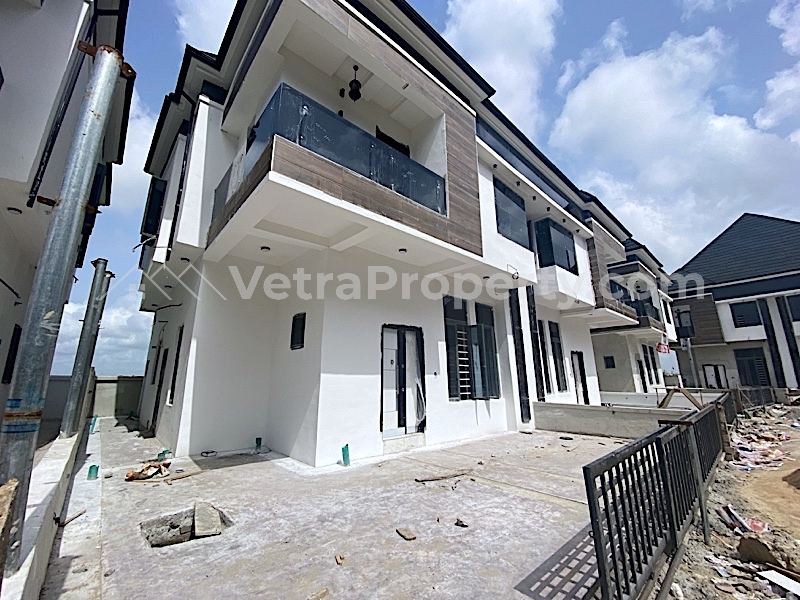  New House 4 Bedroom Semi Detached Duplex+bq+24hrs Light In An Estate  4 bedroom Semi-Detached Duplex for Sale Lekki Lagos Vetra  Property