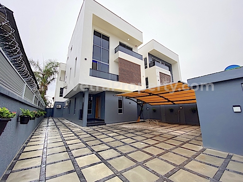  New House Smart Home 5 Bedroom Fully Detached Duplex+bq+swimming Pool  5 bedroom House for Sale Lekki Lagos Vetra  Property