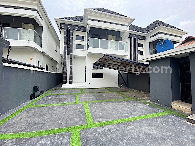  New House Spacious 5 Bedroom Fully Detached Duplex With 2 Rooms Bq  5 bedroom Detached Duplex for Sale Lekki Lagos Vetra  Property