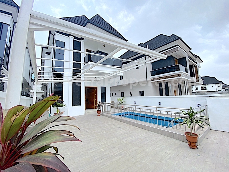  New House Massive Big Compound 5 Bedroom Fully Detached+swimming Pool  5 bedroom Detached Duplex for Sale Lekki Lagos Vetra  Property