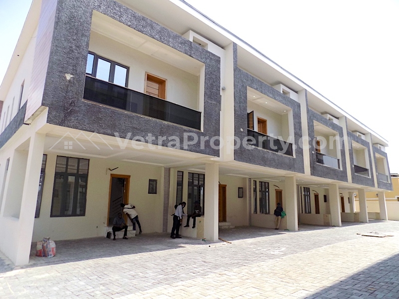  New House 4 Bedroom Terraced Duplex With 24 Hours Electricity  4 bedroom House for Rent Lekki Lagos Vetra  Property