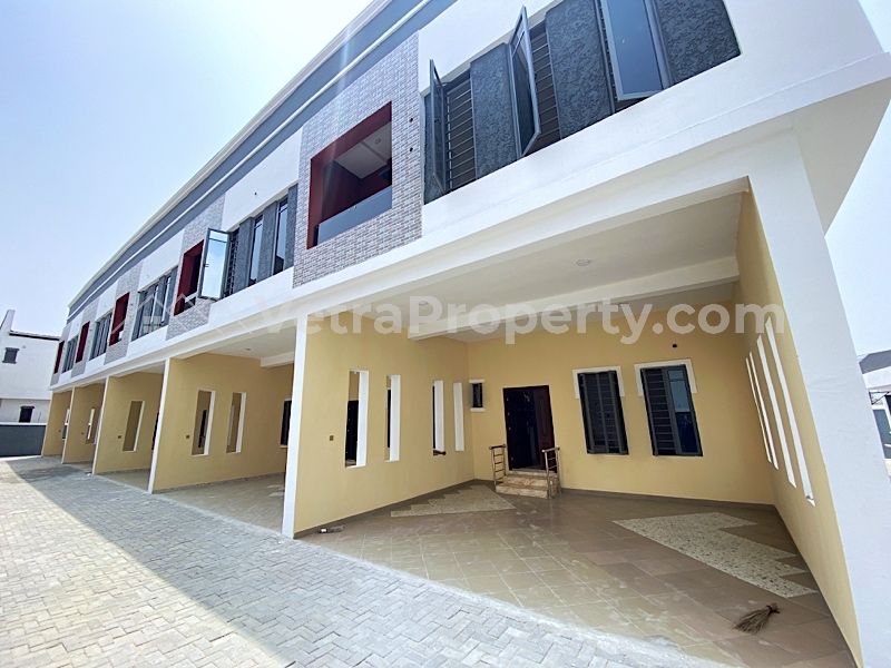  New House Gated Estate 6 Units Of 4 Bedroom Terraced Duplex+2hrs Power  4 bedroom Terraced Duplex for Sale Lekki Lagos Vetra  Property