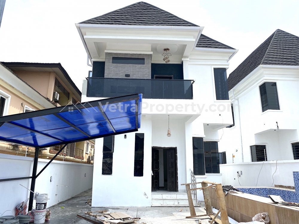  New House Large Compound With Swimming Pool 5 Bedroom Fully Detached Duplex+bq  5 bedroom Detached Duplex for Sale Ajah Lagos Vetra  Property