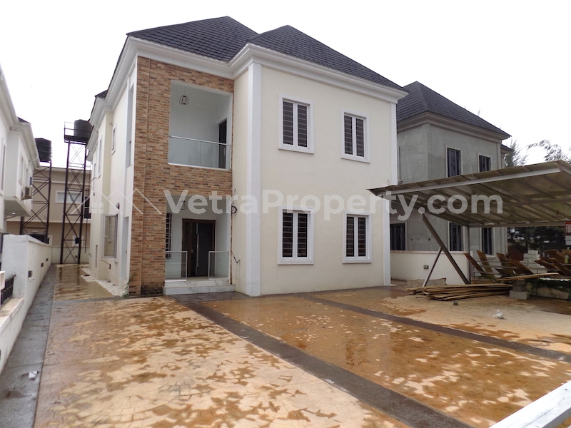  Large Compound To Park 9 Cars 5bedroom Fully Detached Duplex With Bq  5 bedroom Detached Duplex for Sale Lekki Lagos Vetra  Property