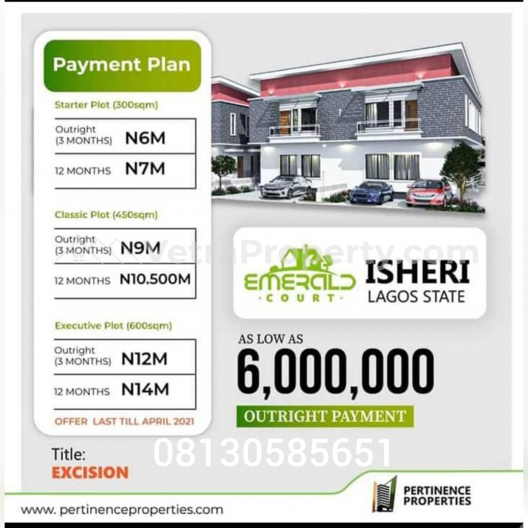  Plots Of Land At Emerald Court Isheri  Land for Sale Egbe Lagos Vetra  Property