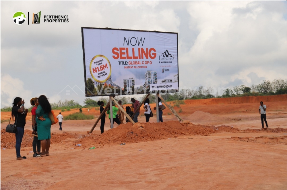  Lavida Hill Ikola Agbado.c Of O,deed Of Assignment And Registered Survey Plan  Land for Sale Egbe Lagos Vetra  Property
