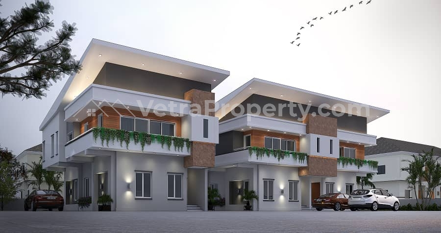  Newly Built Six Units Of 4 Bedroom Semi-detached Duplex In A Serviced Estate  4 bedroom Semi-Detached Duplex for Sale Lekki Lagos Vetra  Property
