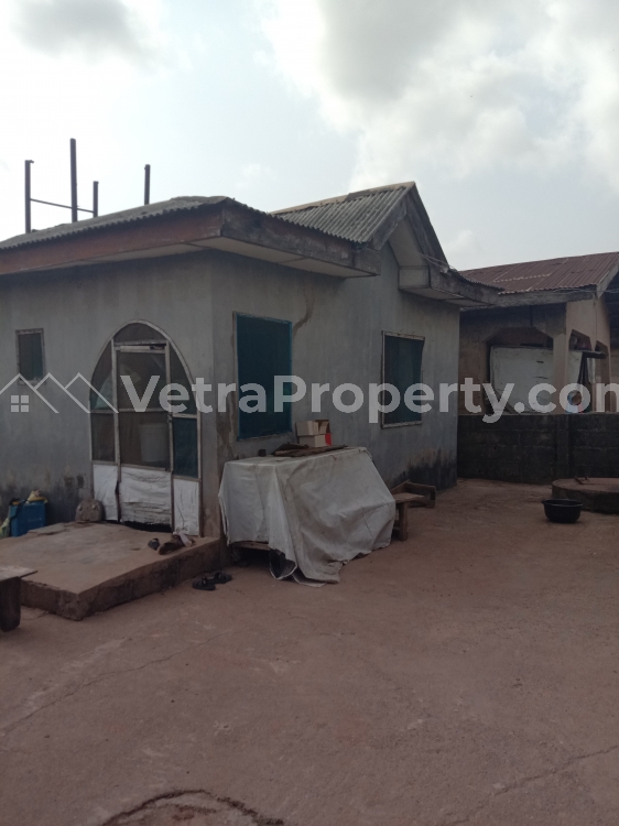  A Demolishable Half Plot Of Land With A Mini Flat  Blocks of Flats for Sale Ipaja Lagos Vetra  Property