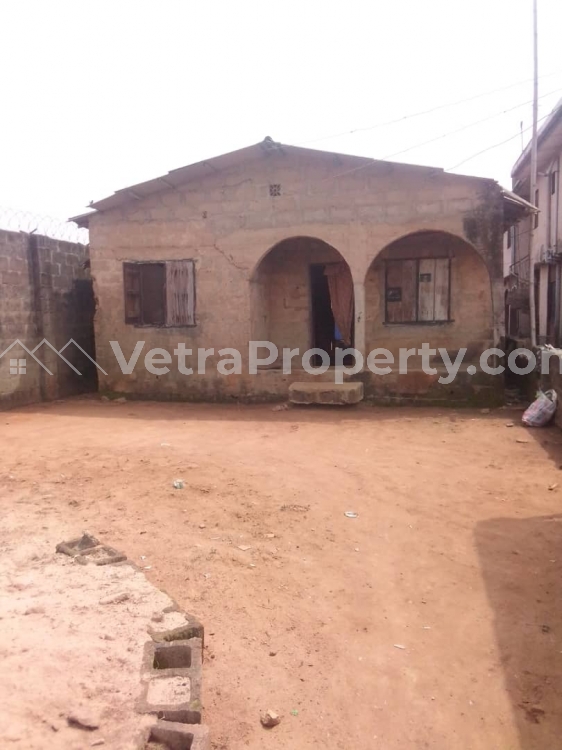  Lovely 4 Rooms On A Half Plot Of Land.  Blocks of Flats for Sale Ipaja Lagos Vetra  Property