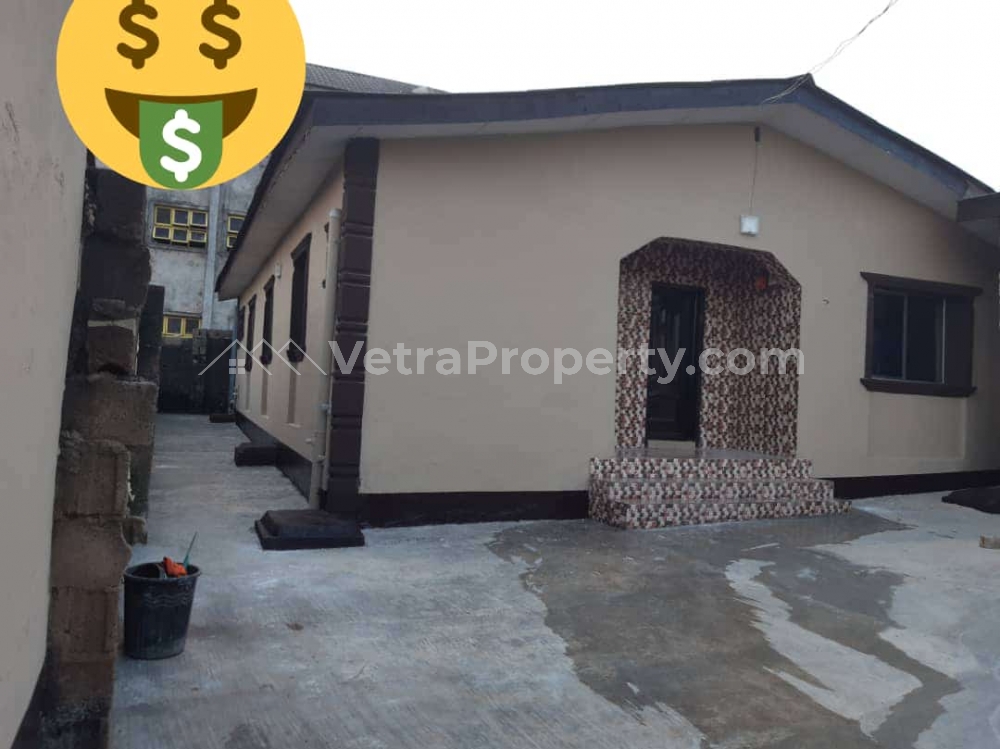  A Newly And Tastefully 3 Bedroom Bungalow With 2 Nos Of Mini Flat At Abule Egba  House for Sale Egbe Lagos Vetra  Property