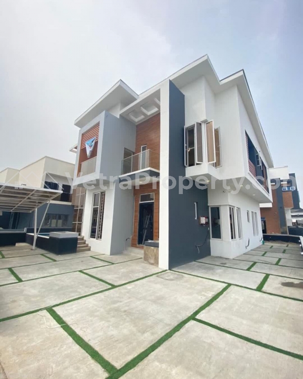  Resplendent 5bedroom Detached House + 2sitting Rooms & Bq  5 bedroom Detached Duplex for Sale Lekki Lagos Vetra  Property