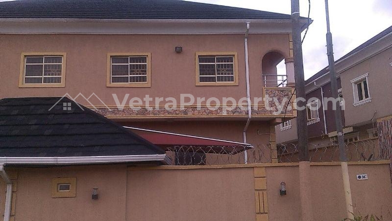  Newly Built 4 Bedroom Semi Detached Duplex With Bq At Alaka Estate  House for Sale Lagos Island Lagos Vetra  Property
