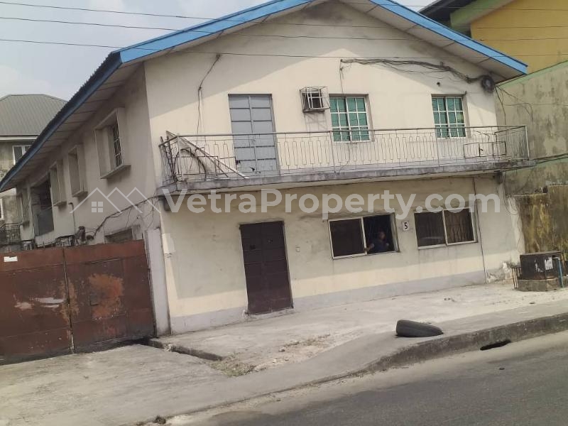  One And Half Plot Of Land With Structure On The Road For Sale  Blocks of Flats for Sale Port Harcourt Rivers Vetra  Property