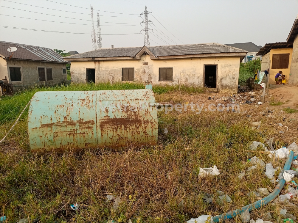  A half plot of land with dilapidated structure  4 bedroom House for Sale Gbagada Lagos Vetra  Property